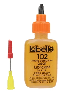 Labelle 102 Plastic Compatible Gear Lubricant W/PTFE -- 1/2oz 14.8mL