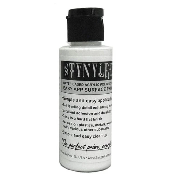 Badger SNR-201 Stynylrez Acrylic Primer 2oz For MODELFlex Acrylic Paint White 3 Badger SNR-201 Stynylrez Acrylic Primer 2oz For MODELFlex Acrylic Paint White