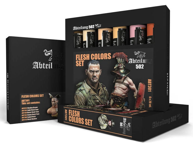 Abteilung 502 301 Flesh Weathering Oil Paint Set (6 Colors) 20ml Tubes 3 Abteilung 502 301 Flesh Weathering Oil Paint Set (6 Colors) 20ml Tubes