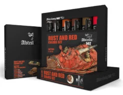 Abteilung 502 304 Rust & Red Weathering Oil Paint Set (6 Colors) 20ml Tubes