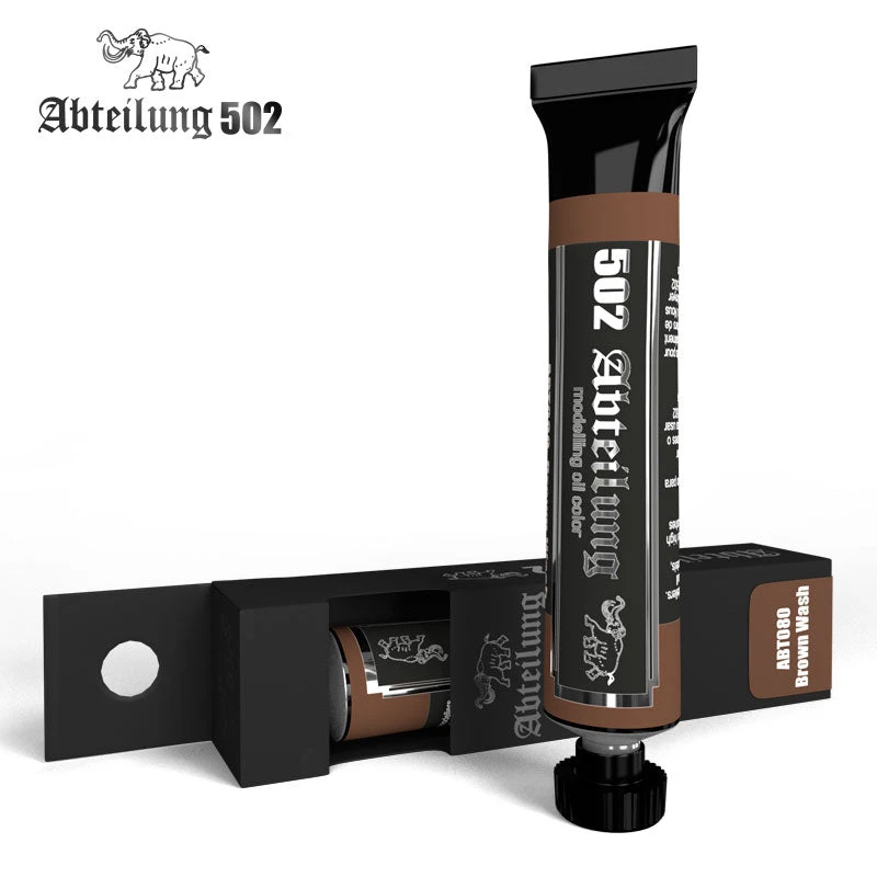 Abteilung 502 80 Weathering Oil Paint Brown Wash 20ml Tube 3 Abteilung 502 80 Weathering Oil Paint Brown Wash 20ml Tube