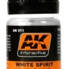 AK Interactive 11 White Spirit Enamel Thinner 35ml Bottle -Traxass Model Gear Shop ak interactive 11 white spirit enamel thinner 35ml bottle