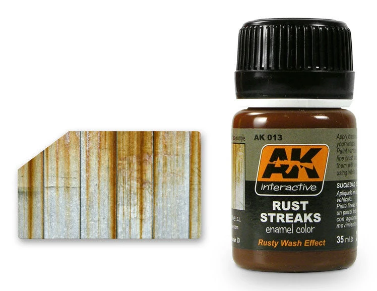 AK Interactive 13 Rust Streaks Enamel Paint 35ml Bottle 4 AK Interactive 13 Rust Streaks Enamel Paint 35ml Bottle - Image 2
