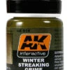 AK Interactive 14 Winter Streaking Grime Enamel Paint 35ml Bottle -Traxass Model Gear Shop ak interactive 14 winter streaking grime enamel paint 35ml bottle