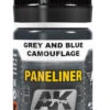AK Interactive 2072 Air Series: Panel Liner Grey & Blue Camouflage Enamel Paint 35ml Bottle 2 AK Interactive 2072 Air Series: Panel Liner Grey & Blue Camouflage Enamel Paint 35ml Bottle -Traxass Model Gear Shop ak interactive 2072 air series panel liner grey blue camouflage enamel paint 35ml bottle