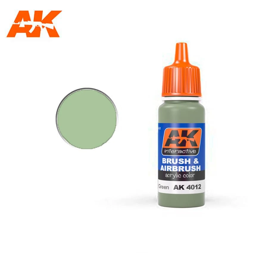 AK Interactive 4012 APC Interior Light Green Acrylic Paint 17ml Bottle 3 AK Interactive 4012 APC Interior Light Green Acrylic Paint 17ml Bottle