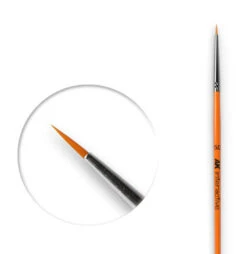 AK Interactive 600 Size 5/0 Synthetic Round Brush