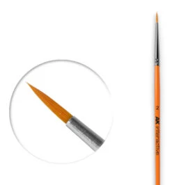 AK Interactive 604 Size 2 Synthetic Round Brush