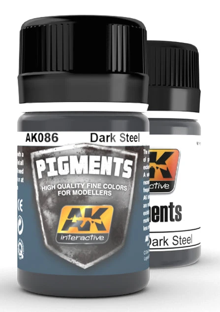 AK Interactive 86 Dark Steel Pigment 35ml Bottle 3 AK Interactive 86 Dark Steel Pigment 35ml Bottle