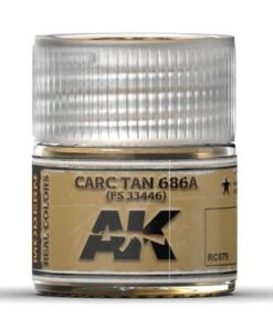 AK Interactive AKI RC79 Real Color Carc Tan 686A Acrylic Lacquer 10ml Bottle