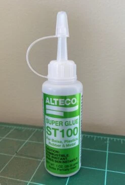 Alteco ST100 Super Glue For Balsa Plastic Rubber And Metal (Low Viscosity)