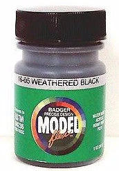 Badger 16-05 MODELFlex Acrylic Paint 1oz Weathered Black