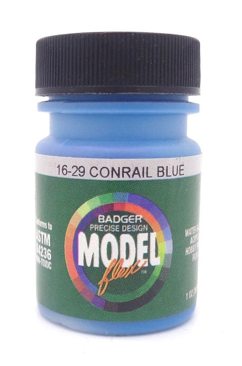 Badger 16-29 MODELFlex Acrylic Paint 1oz Conrail Blue 3 Badger 16-29 MODELFlex Acrylic Paint 1oz Conrail Blue
