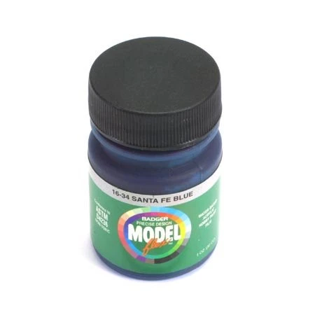 Badger 16-34 MODELFlex Acrylic Paint 1oz Santa Fe Blue 4 Badger 16-34 MODELFlex Acrylic Paint 1oz Santa Fe Blue - Image 2