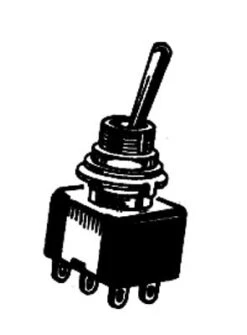 Circuitron 800-912002 Miniature Switches - DPDT On-On