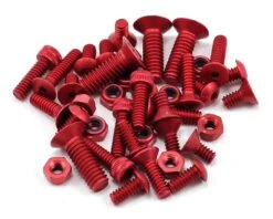 CRC 1410 Red Anodized Aluminum Screw Set