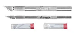 Excel 19062 Hobby Knife Set: K1 & K2 With 10 Blades