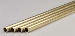 K&S Engineering 1144 3/32"x36" Round Brass Tube With .014 Wall Single