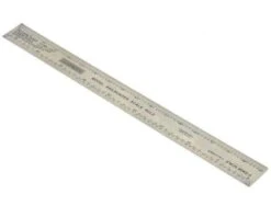 Mascot Precision Tools H711 Model Railroad 12" Scale Ruler