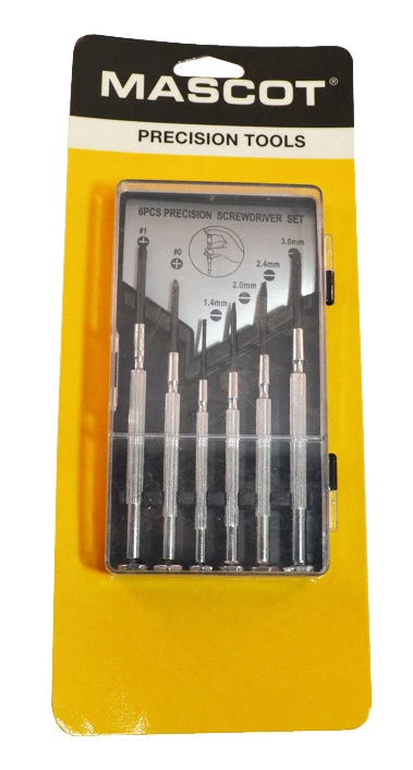 Mascot Precision Tools H853 6 Piece Phillips Screwdriver Set 3 Mascot Precision Tools H853 6 Piece Phillips Screwdriver Set