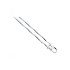 Miniatronics 12-300-05 White 3mm LED With Resistors 5 Pack