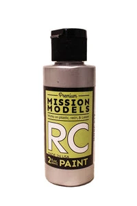 Mission Models MMRC-017 Water-based RC Paint 2oz Racing Silver