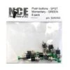 NCE 5240302 BTN8 Green Momentary SPST Normally Open Pushbutton Switch 8 Pack -Traxass Model Gear Shop nce 5240302 btn8 green momentary spst normally open pushbutton switch 8 pack