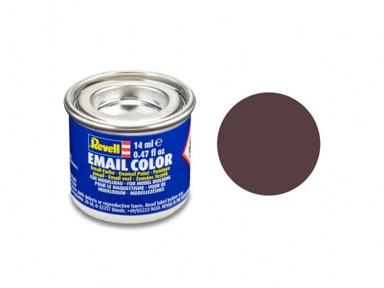 Revell 32184 14ml Tin Enamel Email Color Paint - Leather Brown Matte 3 Revell 32184 14ml Tin Enamel Email Color Paint - Leather Brown Matte