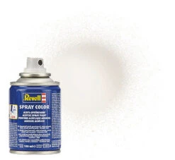Revell 34104 100ml Acrylic Spray Color Paint - White Gloss (Ok For Lexan RC Car Bodies)