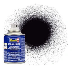 Revell 34108 100ml Acrylic Spray Color Paint - Anthracite Grey Matte (Ok For Lexan RC Car Bodies)