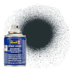 Revell 34109 100ml Acrylic Spray Color Paint - Anthracite Grey Matte (Ok For Lexan RC Car Bodies)