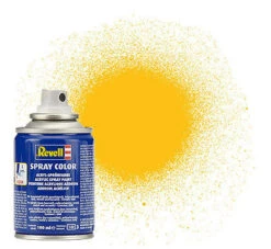 Revell 34115 100ml Acrylic Spray Color Paint - Yellow Matte (Ok For Lexan RC Car Bodies)