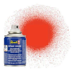 Revell 34125 100ml Acrylic Spray Color Paint - Luminous Orange Matte (Ok For Lexan RC Car Bodies)