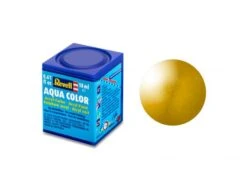 Revell 36192 18ml Bottle Acrylic Aqua Color Paint - Brass Metallic