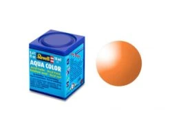Revell 36730 18ml Bottle Acrylic Aqua Color Paint - Orange Clear