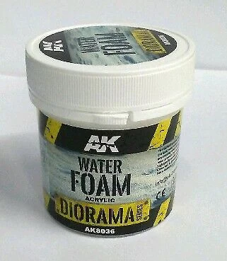 AK Interactive 8036 Diorama Series: Water Foam Acrylic 100ml Bottle 3 AK Interactive 8036 Diorama Series: Water Foam Acrylic 100ml Bottle