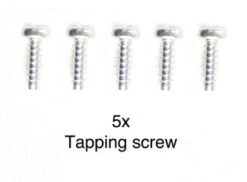 Tamiya 50575 2.6X10mm Self Tapping Screw 5-Pack