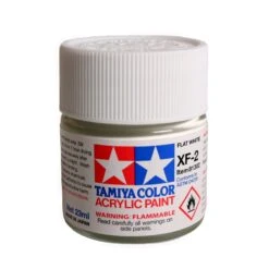 Tamiya 81302 Acrylic Model Paint XF-2 Flat White 3/4oz
