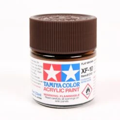 Tamiya 81310 Acrylic Model Paint XF10 Flat Brown 3/4oz