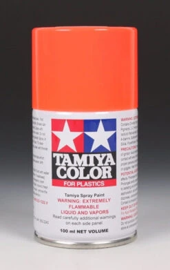 Tamiya 85036 TS-36 Fluorescent Red Lacquer Spray Paint 100ml -Traxass Model Gear Shop tamiya 85036 ts 36 fluorescent red lacquer spray paint 100ml
