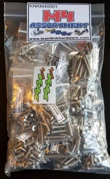 Team KNK (KNKM40001) 700 Piece M4 Stainless Assortment Pack 3 Team KNK (KNKM40001) 700 Piece M4 Stainless Assortment Pack