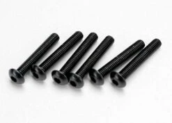 Traxxas 2583 3x18mm Button Head Machine Screw Hex Drive 6 Pack