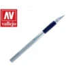 Vallejo 6007 Soft Grip Aluminum Handle #1 Knife With #11 Blade -Traxass Model Gear Shop vlj6007