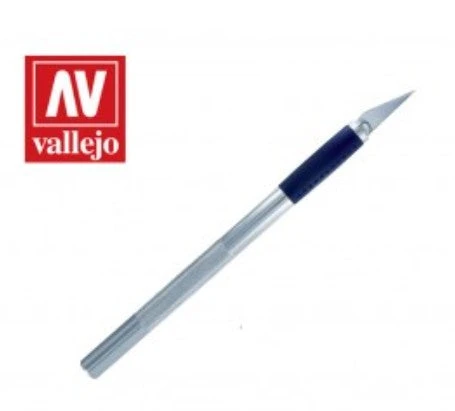 Vallejo 6007 Soft Grip Aluminum Handle #1 Knife With #11 Blade 3 Vallejo 6007 Soft Grip Aluminum Handle #1 Knife With #11 Blade