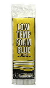 Woodland Scenics ST1446 Sub Terrain Adhesives & Filler, Low Temp Foam Glue Sticks (10)